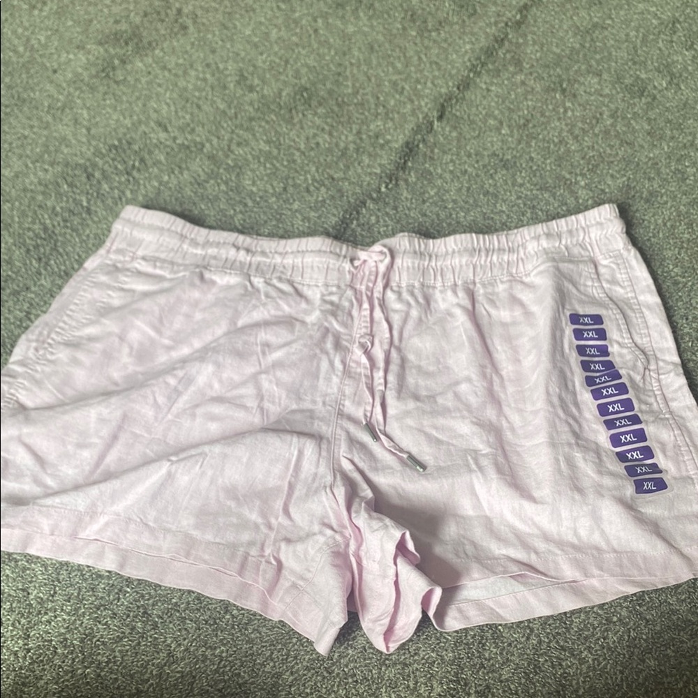 Women's Light Pink Shorts